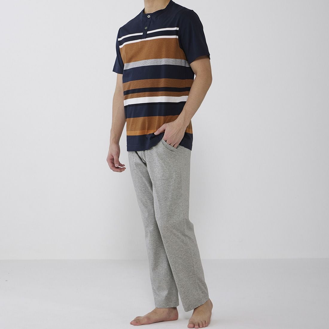 タケオキクチ　半袖クルーネックパジャマ