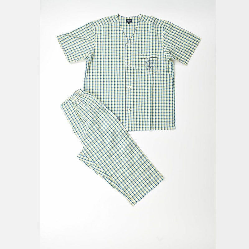 ニューヨーカー ノーカラー7分丈パンツパジャマ