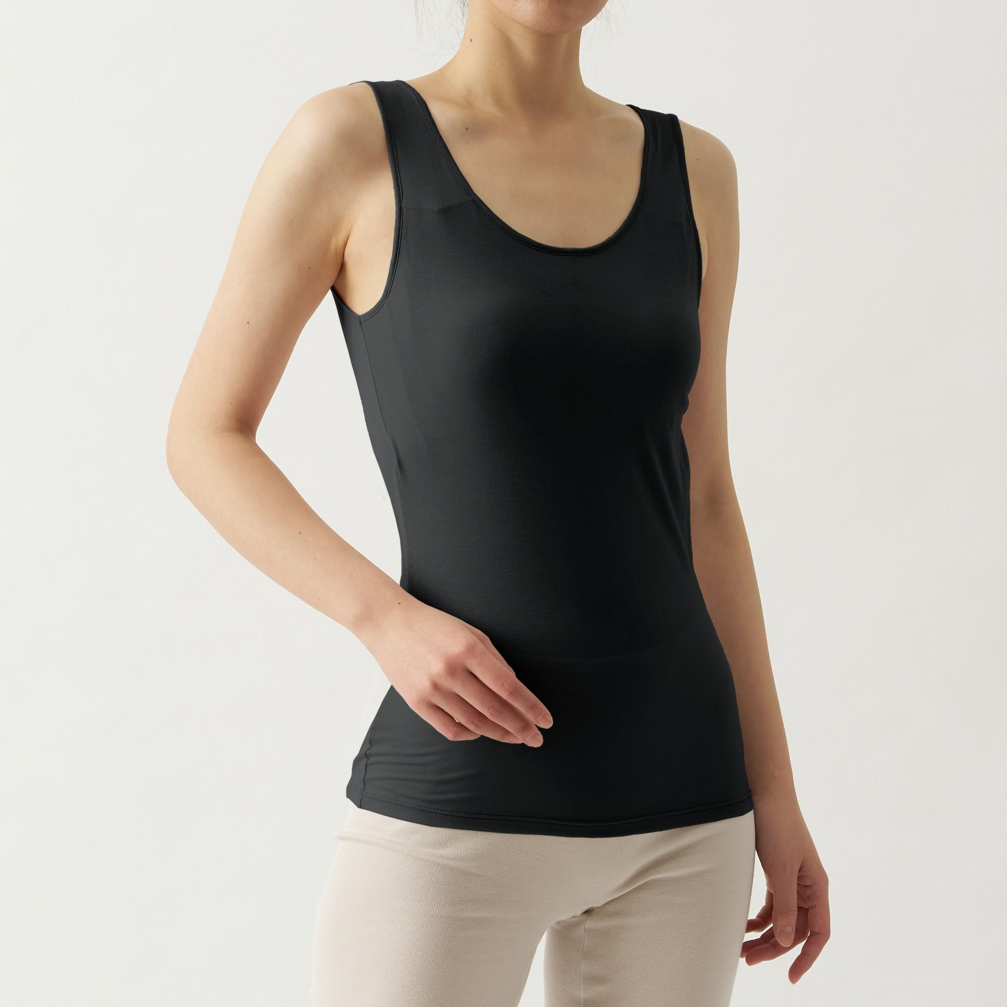 BREEZE/DRY レディース 中いれカップ付き タンクトップ M・L・LL