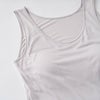 Saratto LAB. シルク入り放熱カップ付きタンクトッップ