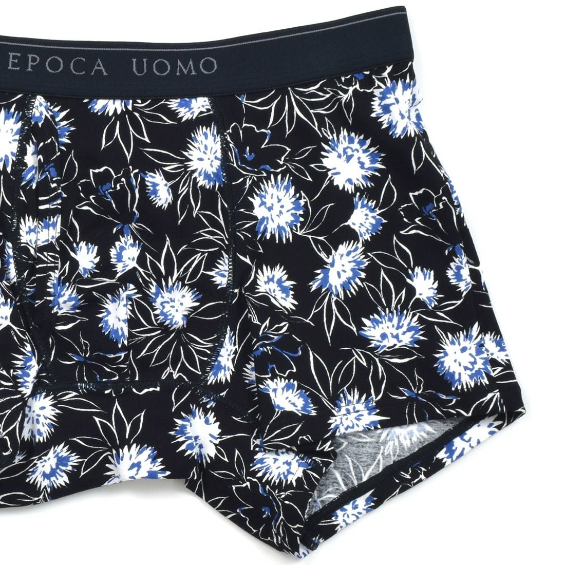 エポカ ウォモ 強撚糸前閉プリントボクサー