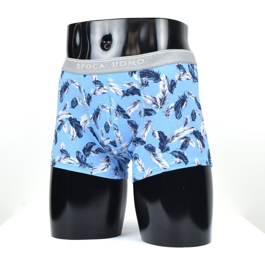 エポカ ウォモ 強撚糸前閉プリントボクサー