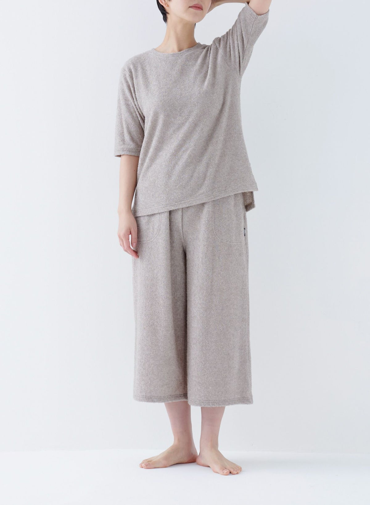 ライトソデス レディース 5分袖シャツ