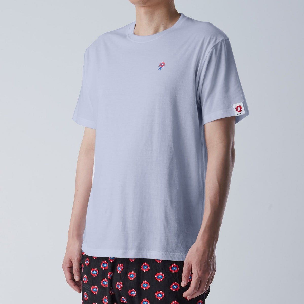 【メンズ】EXPO 2025 ミャクミャク 半袖丸首インナーTシャツ ワンポイント