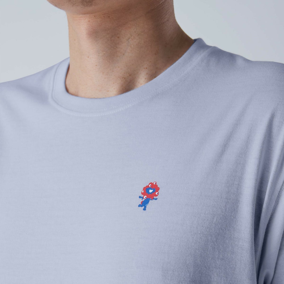 【メンズ】EXPO 2025 ミャクミャク 半袖丸首インナーTシャツ ワンポイント