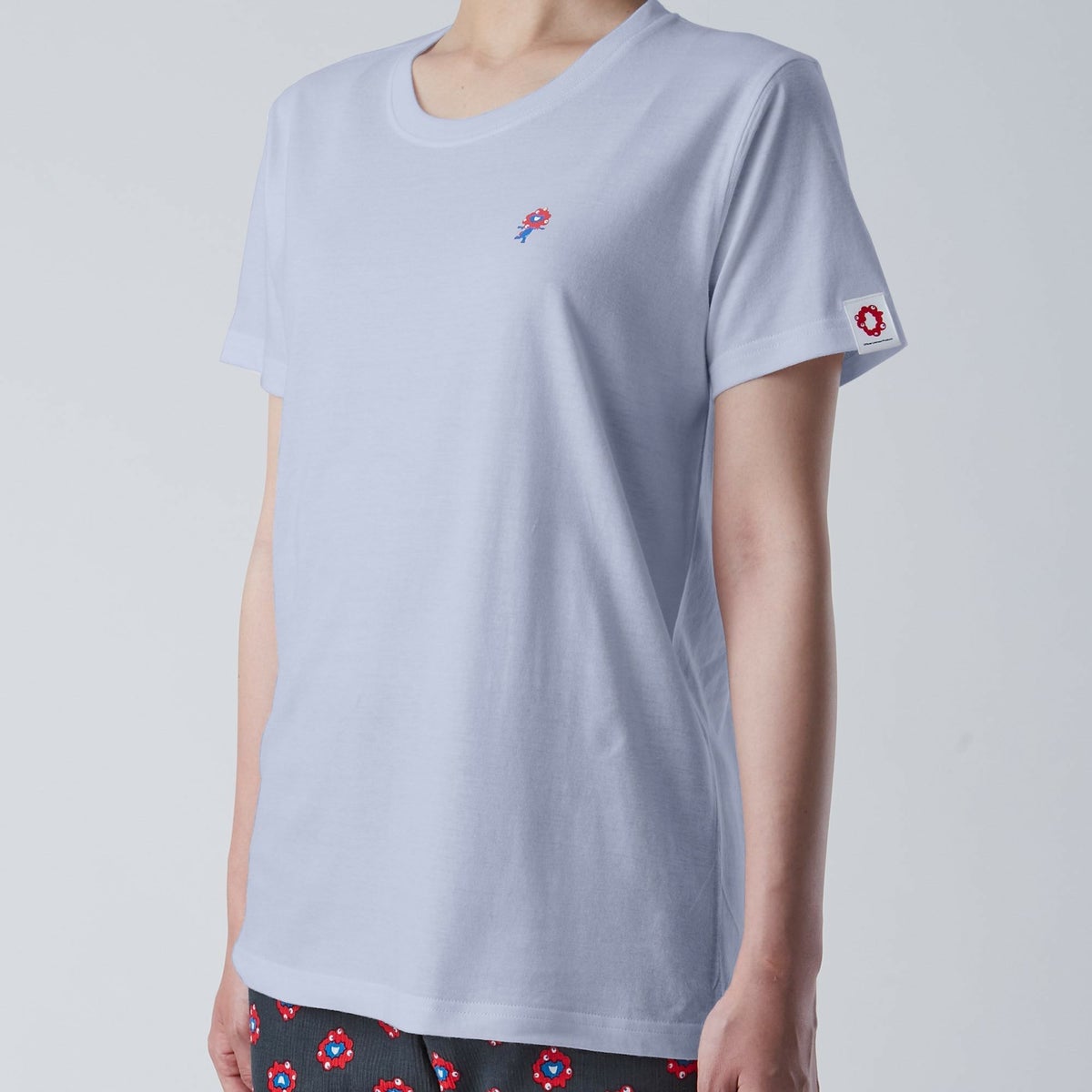 【レディース】EXPO 2025 ミャクミャク 半袖丸首インナーTシャツ ワンポイント