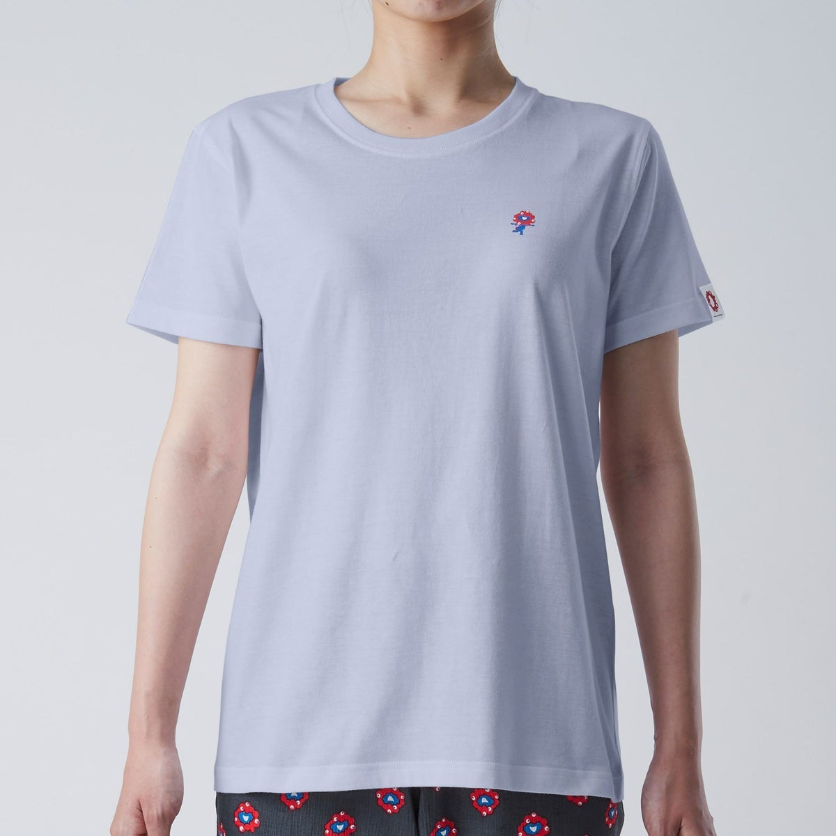 【レディース】EXPO 2025 ミャクミャク 半袖丸首インナーTシャツ ワンポイント