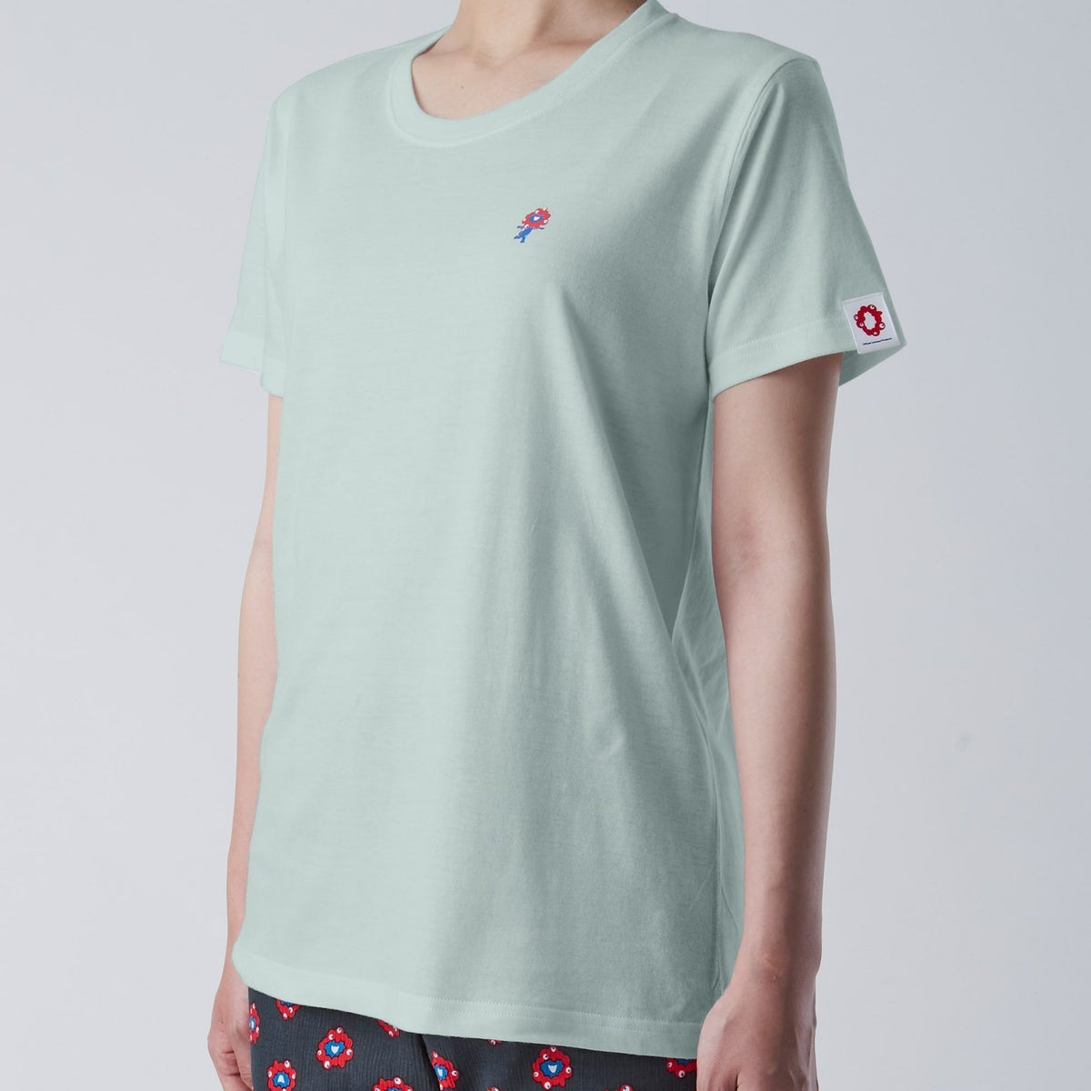 【レディース】EXPO 2025 ミャクミャク 半袖丸首インナーTシャツ ワンポイント