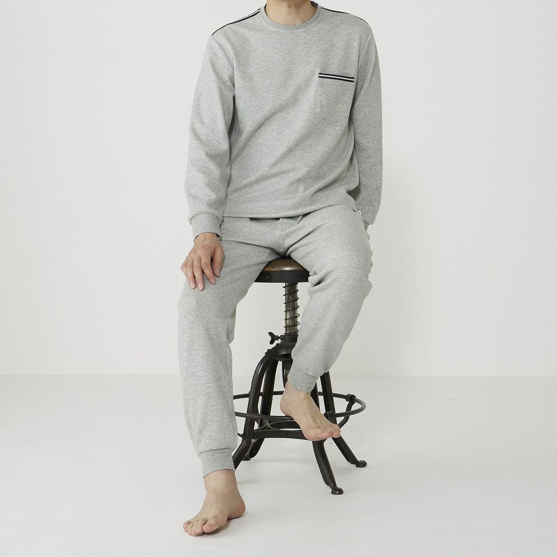 タケオキクチ 長袖クルーネックパジャマ