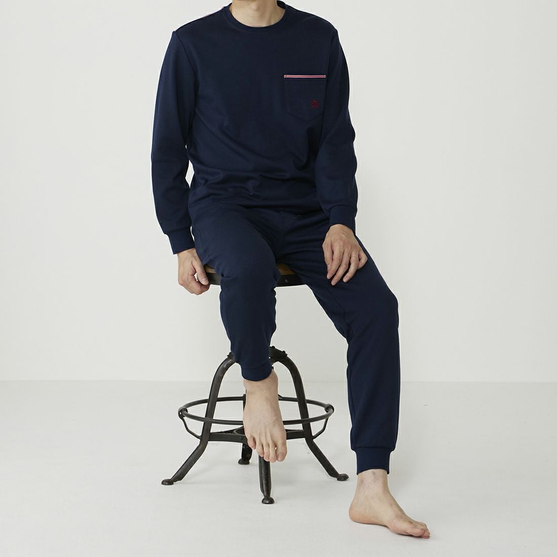 タケオキクチ 長袖クルーネックパジャマ