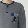 タケオキクチ 長袖ヘンリーネックシャツ