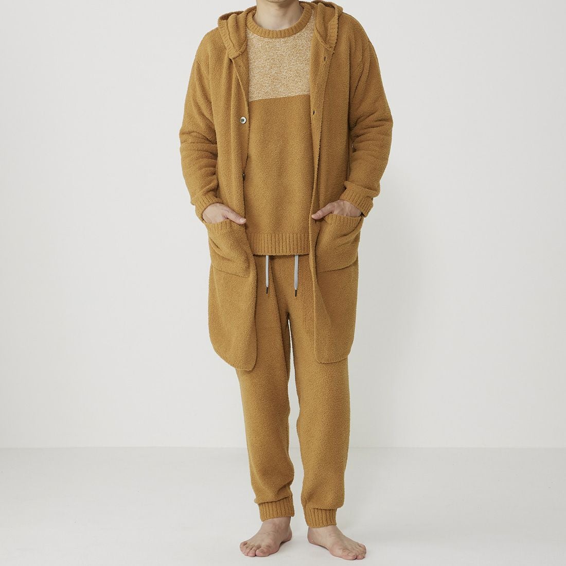 タケオキクチ 長袖ロングフードジャケット