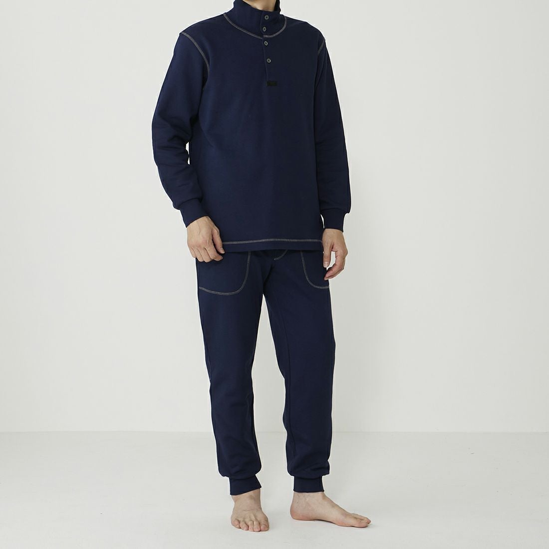 タケオキクチ 長袖ハイネックパジャマ