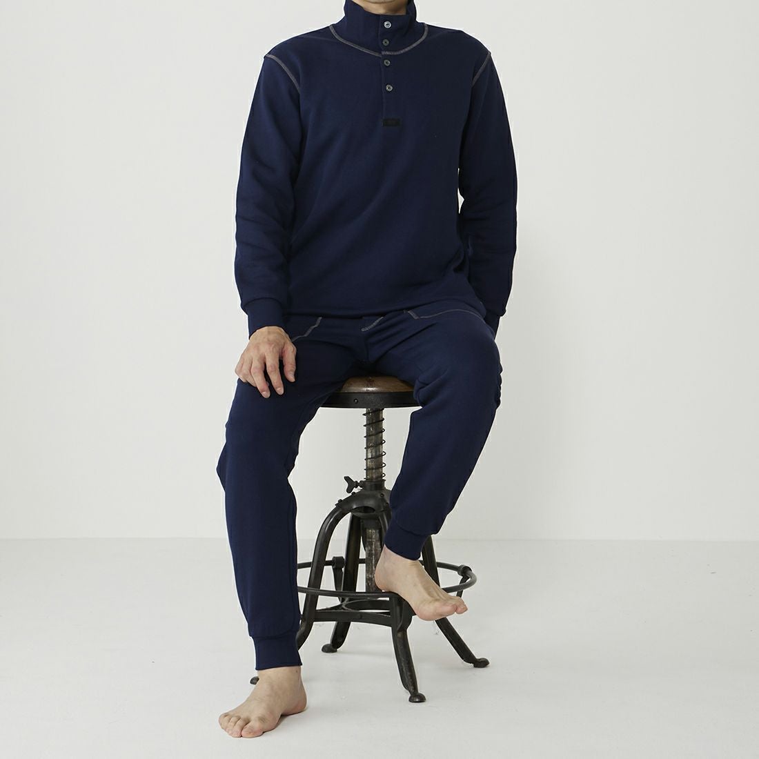 タケオキクチ 長袖ハイネックパジャマ