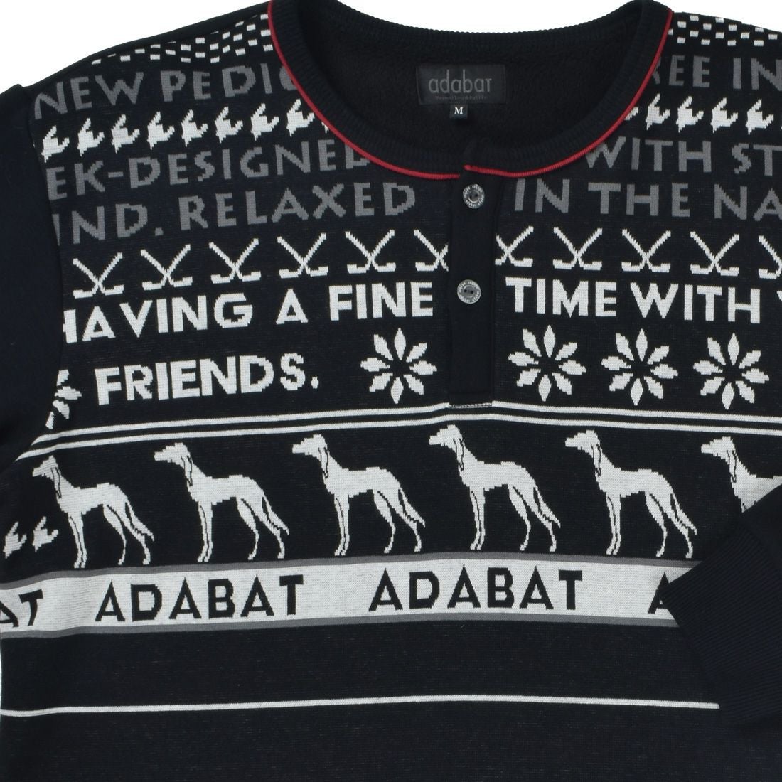 アダバット 長袖ニットパジャマ 