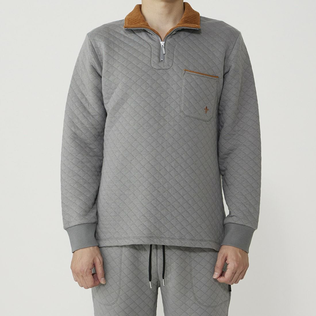 エポカ ウォモ 長袖ハーフジップ