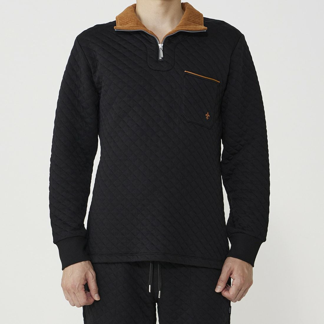 エポカ ウォモ 長袖ハーフジップ