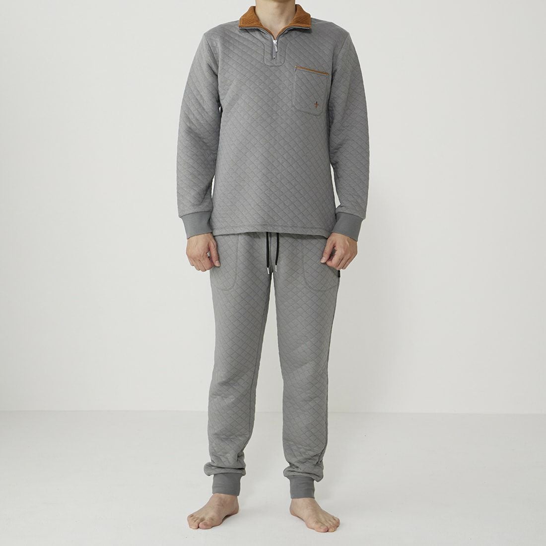 エポカ ウォモ 長袖ハーフジップ