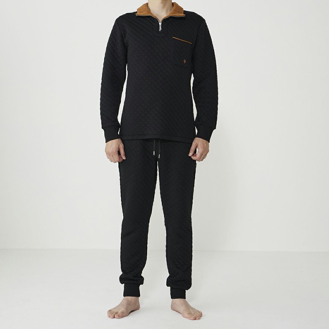 エポカ ウォモ 長袖ハーフジップ