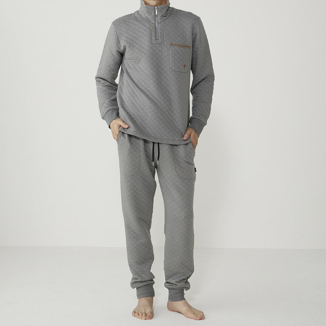 エポカ ウォモ 長袖ハーフジップ