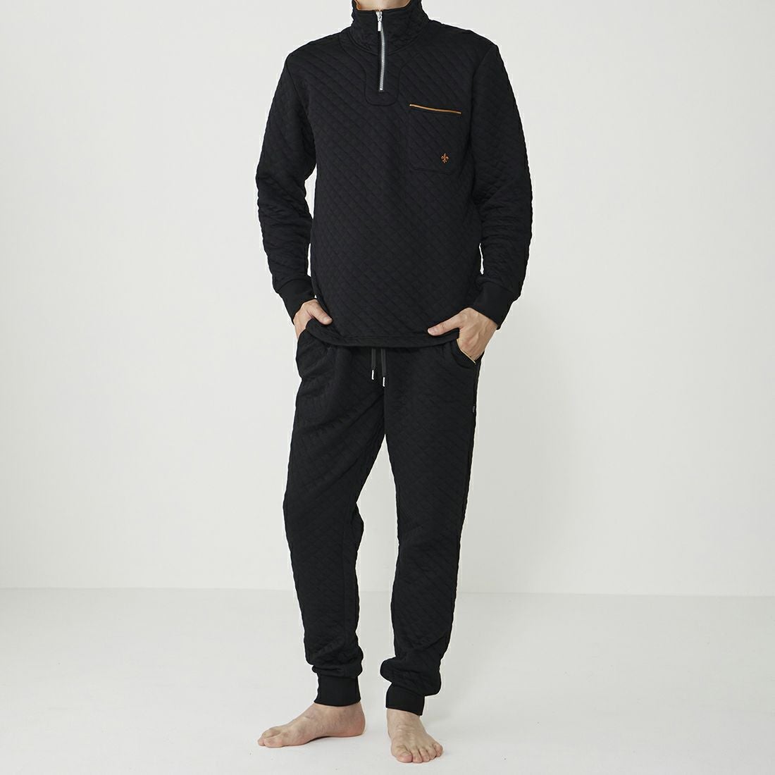 エポカ ウォモ 長袖ハーフジップ