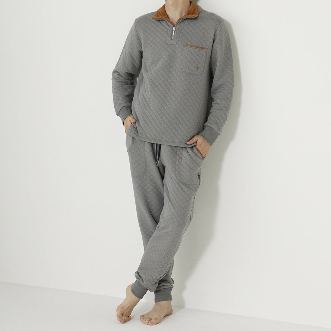 エポカ ウォモ 長袖ハーフジップ