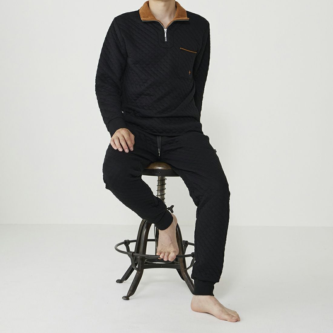 エポカ ウォモ 長袖ハーフジップ