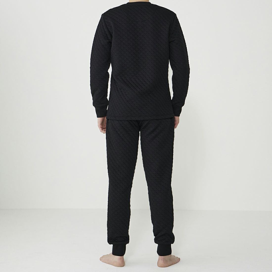 エポカ ウォモ 前閉ロングリブテーパードパンツ