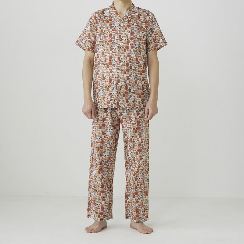 タケオキクチ 半袖テーラードパジャマ