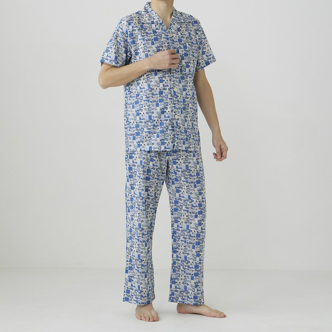 タケオキクチ 半袖テーラードパジャマ