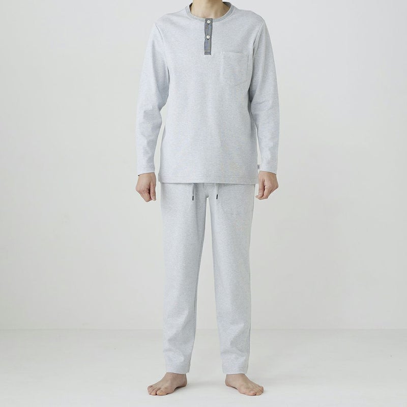 タケオキクチ 長袖ヘンリーネックシャツ