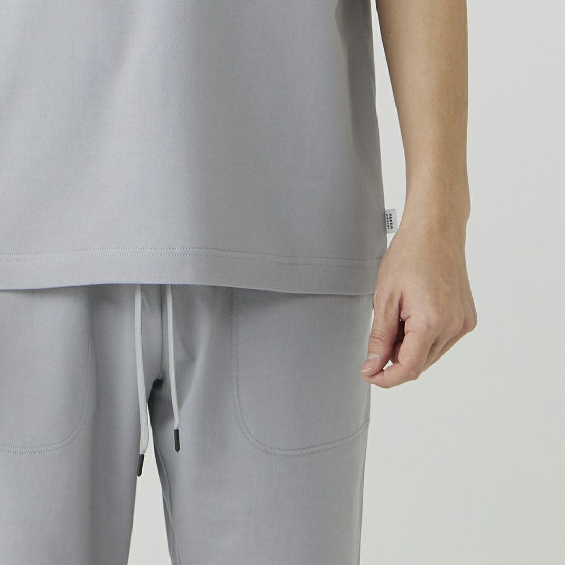 タケオキクチ 半袖ヘンリーネックシャツ