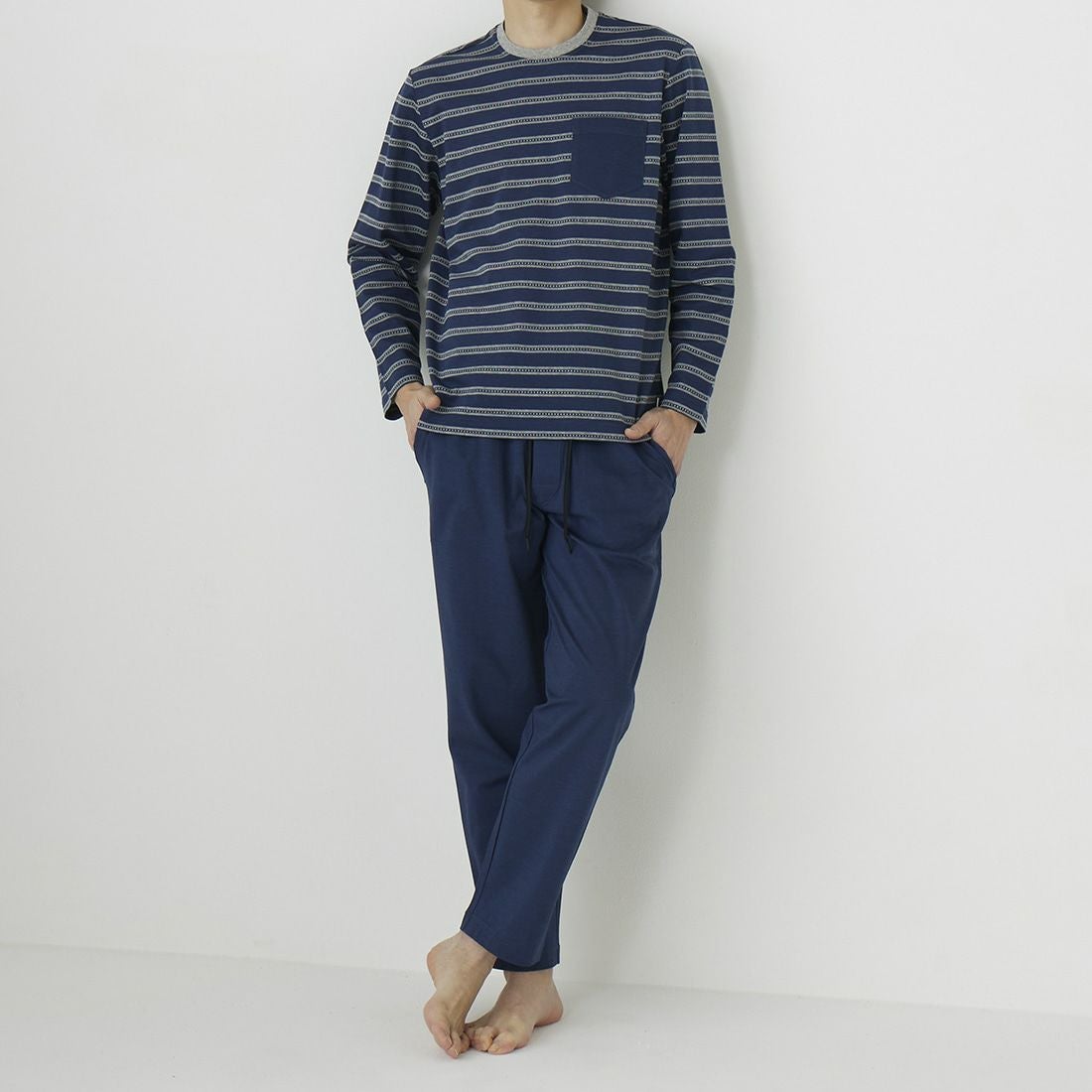 タケオキクチ 前開きロングテーパードパンツ