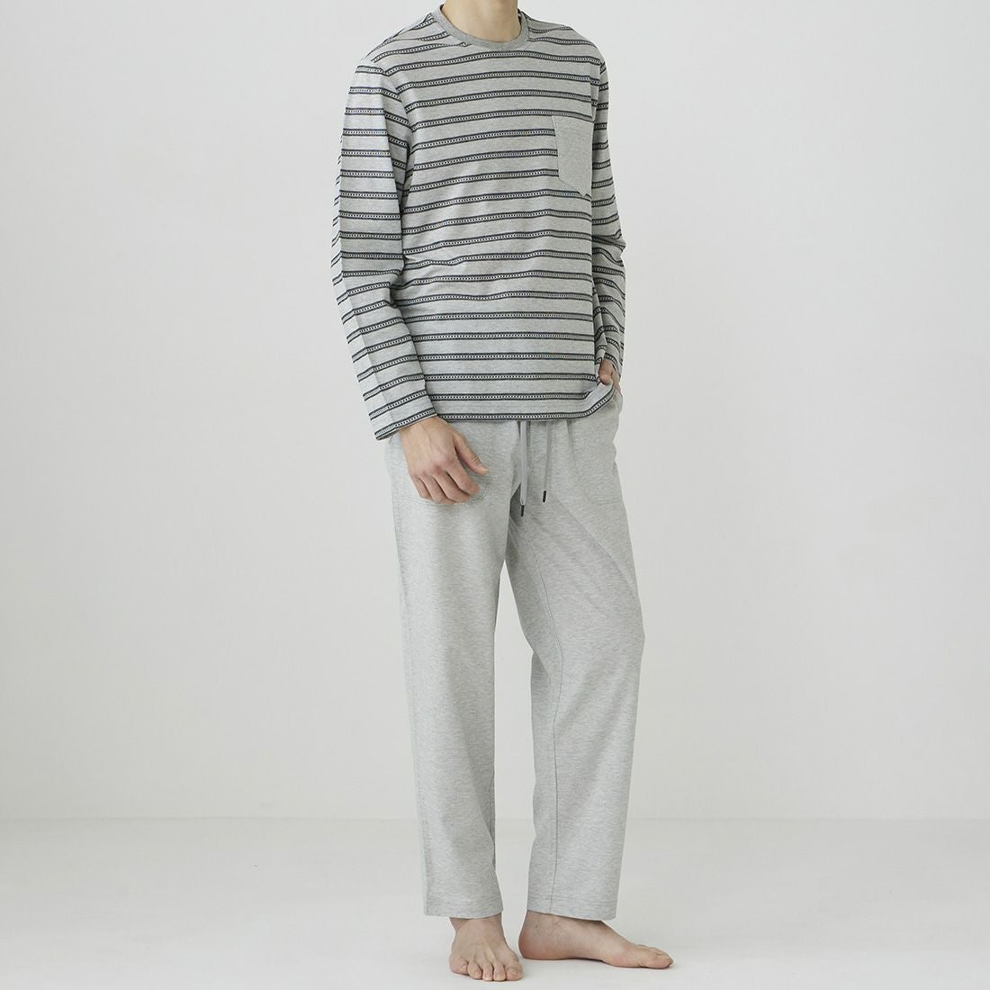 タケオキクチ 前開きロングテーパードパンツ