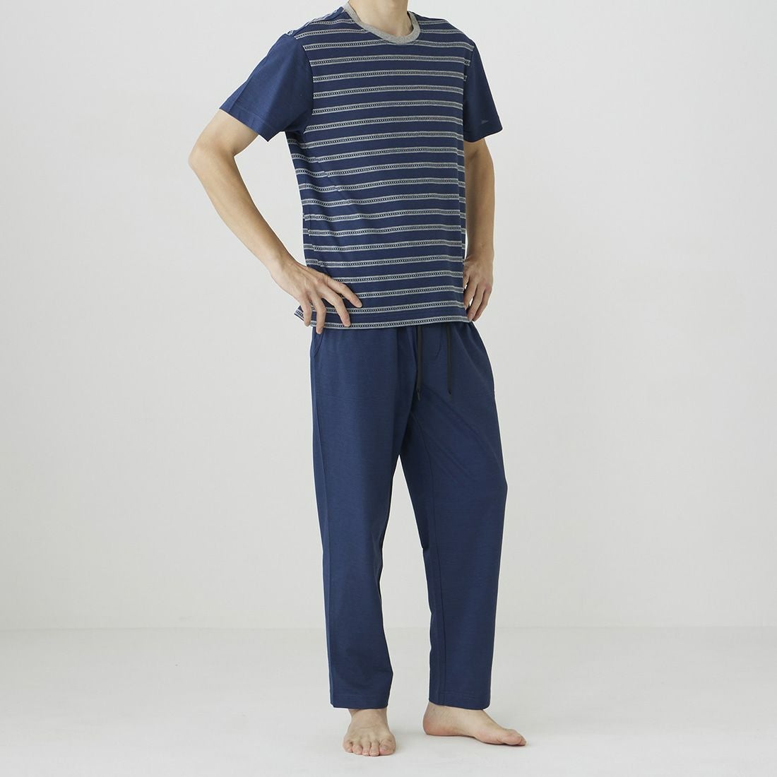 タケオキクチ 前開きロングテーパードパンツ